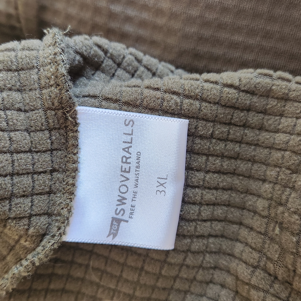 Swoveralls Khaki Women's Bib Overalls with  Pockets - Picture 5 of 5